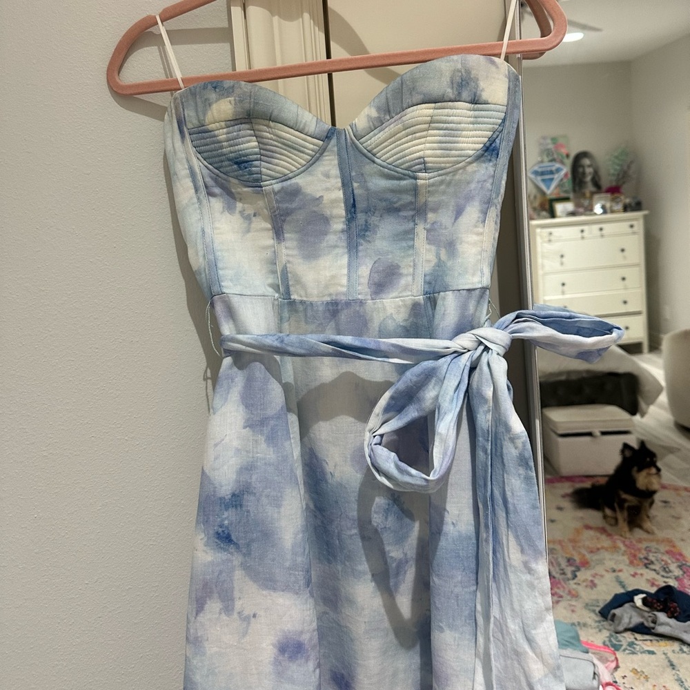 Vibrant midi dress Bardot